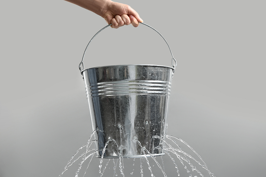 Your marketing can be a leaky bucket. Your marketing can be a leaky bucket.